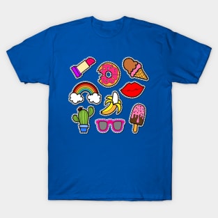 Fun Sticker Icons T-Shirt